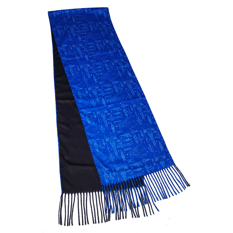 Mass Effect Co-branded Special Printing Acrylic Unisex Scarfs